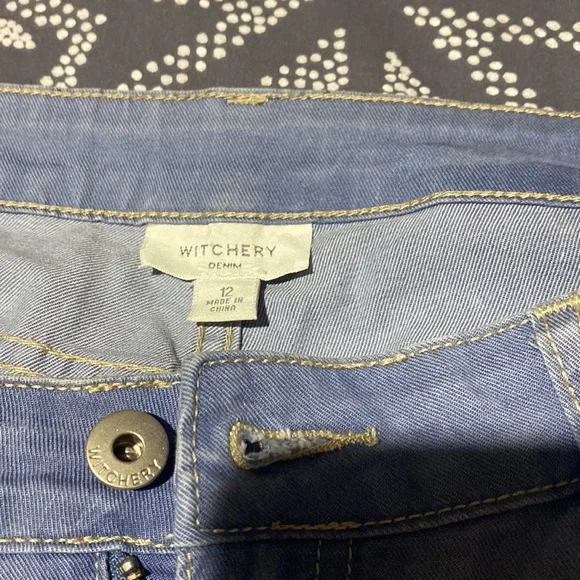 WITCHERY Ladies Size 12 Jeans In Great Cond! - Picture 2 of 8